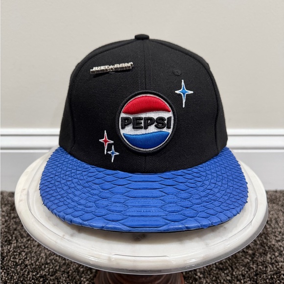 Just Don x Pepsi x RSVP Gallery Blue Python Black Hat